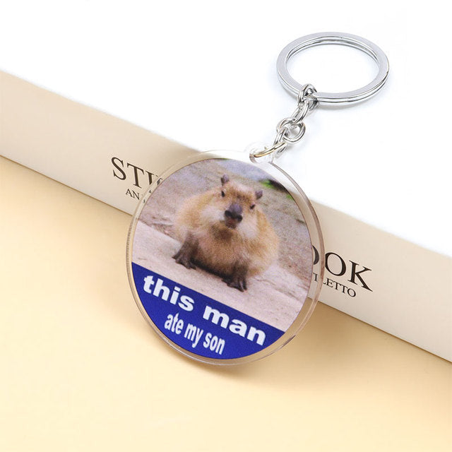 Wholesale Acrylic Capybara Keychain